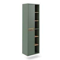 armario alto viola 50 x 170 cm con estantes abiertos vicco