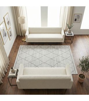 Madison 34086 - Blanco - Alfombra estilo bereber