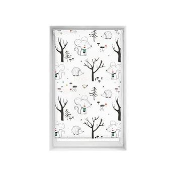 Estor Estampado Easyfix - Estor Sin Herramientas Tamaño 90x150 - Estor Sin Taladro Color Into The Wood | Blindecor