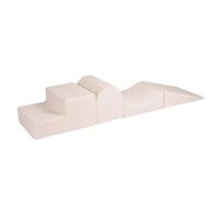 parque infantil escalada boucle blanco 4 elementos sin pozo de bolas meowbaby
