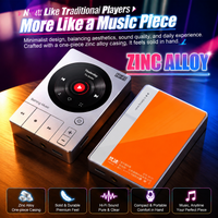 reproductor mp3 hifi profesional famue de 128 gb dsd256 ess9018 32 bits 192 khz diseno de piano arquitectura dual-dac audio sin perdidas