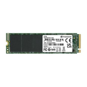 Disco Duro Transcend PCIe SSD 115S 250 GB M.2 3200 MB/s NVMe 3D NAND