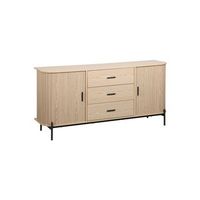 aparador erma - color madera natural - homekit