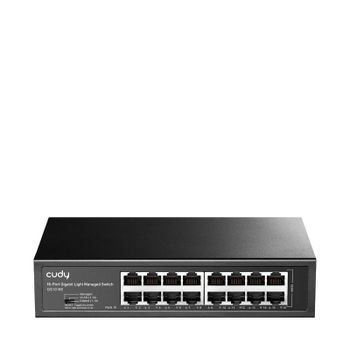 Conmutador Cudy GS1016E 16 Puertos Gigabit Gestionado L2 Montaje en Rack