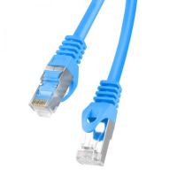 lanberg cable de red rj45 cat6 ftp 1m azul