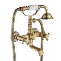 grifo de banera rea rustico antique gold