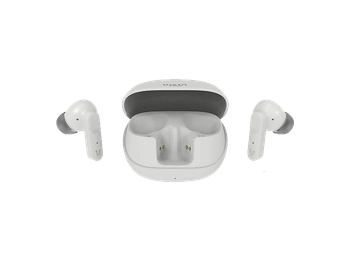 Auriculares True Wireless - Vieta Done 5, Autonomía 25 h, Cancelación activa de ruido ANC, Bluetooth, Blanco