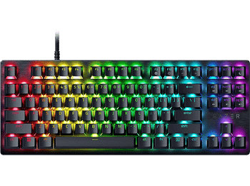 Teclado gaming - Razer ‎Huntsman V3 X Tenkeyless (Purple Switch), Por Cable, Retroiluminado, Teclas Programables, Negro