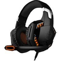 nox kyus binaural diadema negro auricular con micr