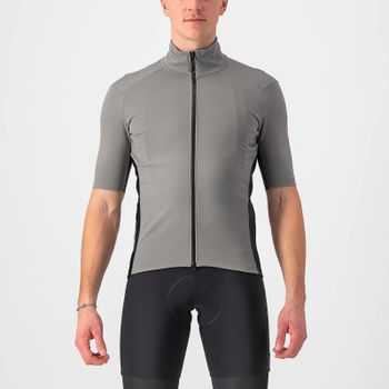 Castelli Perfetto Ros 2 Wind Jersey - XL - Nickel Gray