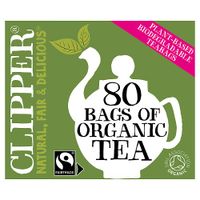 clipper organic fair trade 80 teabags