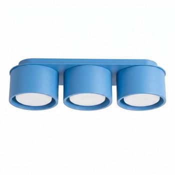 Plafone azul claro aluminio alt. 8.2 cm