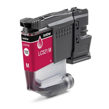 Cartucho de tinta Brother LC521M Magenta 1 pieza 500 páginas Pack individual