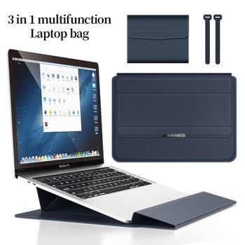 Funda para Tablet y Portatil de 14 y 15 pulgadas - Funda Maletín multifunción con interior Suave  Material PU  4 Colores  37x28cm