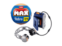 figura - sherwood max build more walkman retro 188 piezas