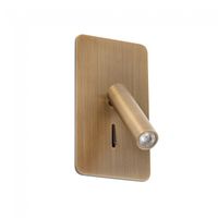 aplique empotrable con lector led suau 3w