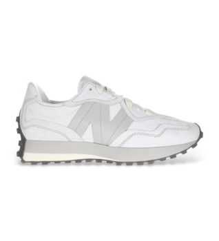 New Balance para mujer. U327WV1_L Zapatillas 327W blanco (38.5), Plano, Ante, Cordones, Casual