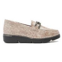 24 hrs deportivas moda mocasin charol coco beige para mujer