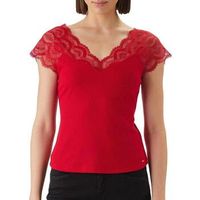 morgan camiseta dentelle para mujer