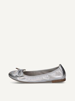 CAPRICE Ballerina, metallic, made of Leather with Block heel, Size 42