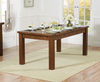 Normandy 180cm Dark Oak Extending Dining Table