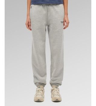 Superdry para mujer. W7011098A Pantalón Jogger Essential Logo Cuff gris (L), Casual, Algodón