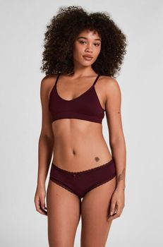 Hunkemöller Braguita brasileña de algodón Georgia Rojo