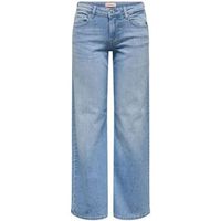 only jeans 15358455 judy-o lw widw leg-light blue denim para mujer