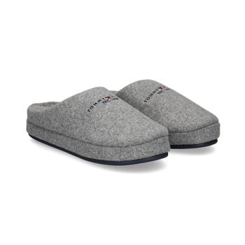 Tommy Hilfiger Pantuflas Hombre - Gris Talla 45/46