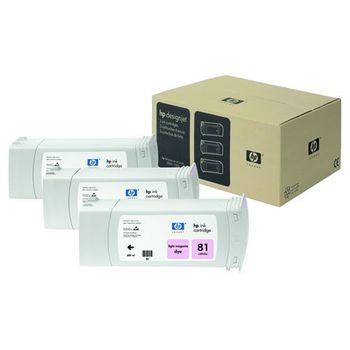 HP 81 (C5071A) multipack 3x magenta claro (original)