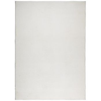 Alfombra De Pelo Corto Look Escandinavo Iza Crema 200x280 Cm Vidaxl
