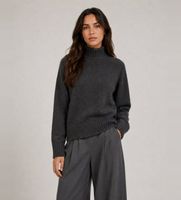 ecoalf para mujer mcwgakncaqui0632w26-338 jersey caqui gris oscuro m casual manga larga sostenible lana reciclada