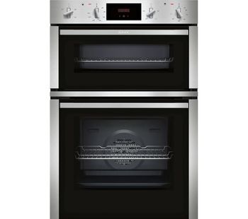 NEFF N30 U1CHC0AN0B Electric Double Oven - Stainless Steel, Stainless Steel
