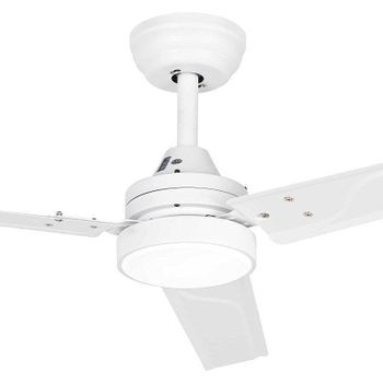 Ventilador de Techo con Luz Jata JVTE4233 40W 106cm 6 Velocidades Motor DC Mando Silencioso Invierno
