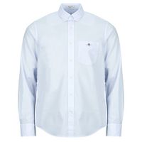 gant camisa manga larga reg classic poplin banker shirt para hombre