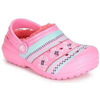 crocs zuecos classic printed lined clog k para nina