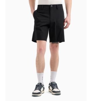 EA7 para hombre. 7M000194_AF14589 Shorts Ventus7 negro (M), Casual, Poliamida