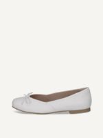 caprice ballerina white made of leather size 39