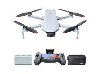Dron - Potensic ATOM 2 (Fly More Combo), Sensor CMOS 48 MP, Vídeo 4K 30 fps, Autonomía 32 min, Rango 10 km, AI Night, GPS, Blanco