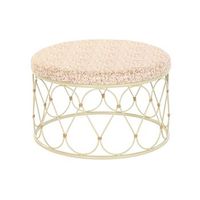 mesa centro ratan metal 48x48x30 natural
