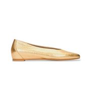 wonders para mujer a-3802 bailarinas de piel triana02 dorado 38 plano ninguno casual