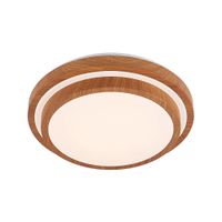 lampara de techo led de plastico marron