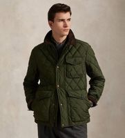 polo ralph lauren para hombre 710847071001 chaqueta beaton acolchada verde xl casual poliester