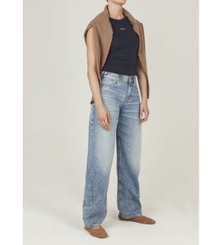 Pepe Jeans para mujer. PL2051028 Jeans Loose Bow azul (29/32), Casual, Algodón, Denim