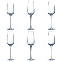 juego de 6 copas flauta cristal 21 cl