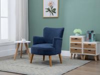 knightley midnight blue armchair