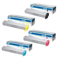 original multipack samsung clx-9250ndp printer toner cartridges 4 pack -clt-k6062s