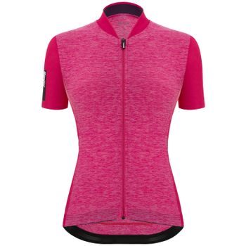 Santini Womens Colore Puro Jersey - M - Raspberry