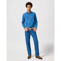 wrangler jeans 112358496 13mwz original reg bootcut-stonewashed para hombre