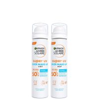 garnier ambre solaire over makeup super uv protection mist spf50 75ml duo